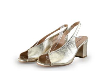 Camilacosta Slingbacks in maat 38 Zilver, Overige kleuren, Verzenden, Camila'costa, Zo goed als nieuw