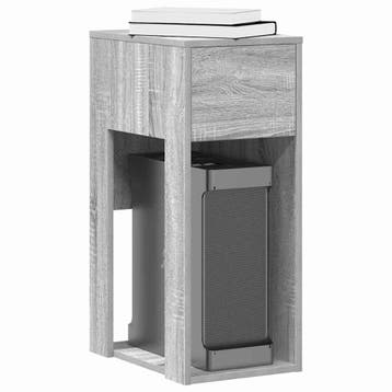vidaXL Computertorenstandaard met lade 30x44x74 cm grijs, Verzenden, Nieuw