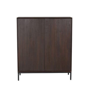 Kabinet kast Madison Bruin Mangohout 100 cm | Starfurn, Ophalen of Verzenden, Nieuw