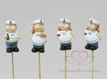 Bijsteker Maritiem zeiler pak 12 stuks, Ophalen of Verzenden, Nieuw