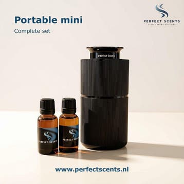 SALE Portable Mini Zwart Geurmachine - Compleet MET aroma, Nieuw, Aroma