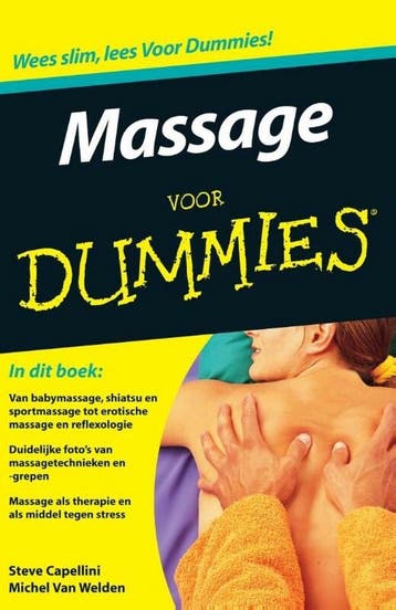 Massage voor dummies - Michel Van Welden, Steve Capellini -, Verzenden, Nieuw
