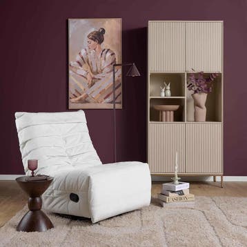 Relaxfauteuil Zen | Naturel | Starfurn, Ophalen of Verzenden, Nieuw