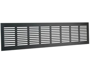 Starx plintrooster 400 x 100 mm zwart, Verzenden, Nieuw