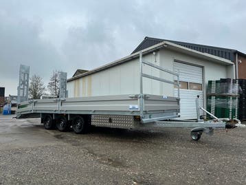 NIEUW JCS beavertrailer / machinetransporter Tridem, Ophalen of Verzenden, Nieuw