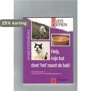 Help, mijn kat doet het naast de bak! / Etiko diereninfo, Verzenden, Gelezen, N. Endenburg