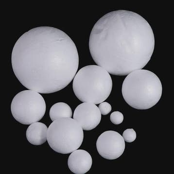 Mini Polystyreen Ballen Wit - Decoratie & Kerstversiering, Verzenden, Nieuw