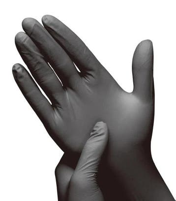 Nitril Handschoen 100 stuks zwart - Poedervrij XL, Verzenden, Nieuw