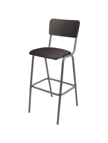 Barkruk Oldschool - Vintage Metal - Zwart - Velvet - G-Line, Verzenden, Nieuw in verpakking