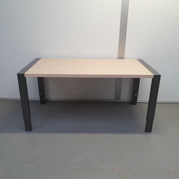 Ahrend Portal slinger bureau - 160x80 cm - licht eiken blad, Ophalen of Verzenden, Nieuw