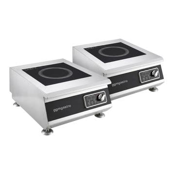 GGM Gastro | (2 stuks) Inductie kookplaat - 400x510x240mm -, Verzenden, Nieuw in verpakking, Fornuis, Frituur en Grillen