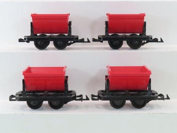 LGB G - 4043 - Modeltrein goederenwagon (4) - 4x 2-assige, Hobby en Vrije tijd, Modeltreinen | Overige schalen, Nieuw