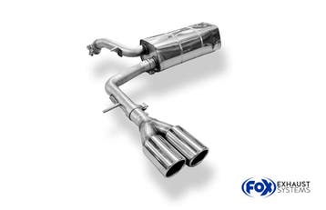 FOX Audi A2 - 1.4l - 34l tank einddemper - 2x80 type 16, Auto-onderdelen, Verzenden, Nieuw