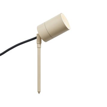 Prikspot beige GU10 50mm verstelbaar IP44 incl. snoer en, Verzenden, Nieuw