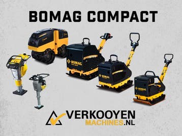 Bomag Trilplaat / Tril stamper- Uit voorraad leverbaar!, Ophalen of Verzenden