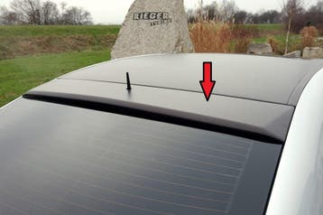 Rieger achterraamspoiler | C-Klasse (W203): 05.00- - Sedan |, Verzenden