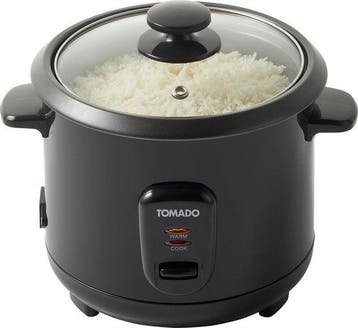 2dekans | Tomado TRC1001B - Rijstkoker - 5 porties - Inhoud, Ophalen of Verzenden, Zo goed als nieuw