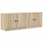 vidaXL Bed kast 2 pcs Sonoma Eiken 66 x 35 x 48 cm, Huis en Inrichting, Verzenden, Nieuw, Bruin, Hout