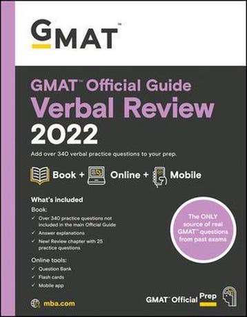GMAT Official Guide Verbal Review 2022 9781119793793, Verzenden, Zo goed als nieuw