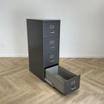 Oda  dossierkast vv 4 lades (hxbxd) 135x44x71 cm, antraciet, Ophalen of Verzenden, Gebruikt, Metaal