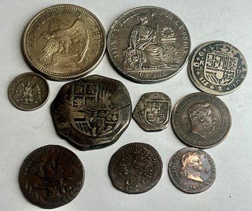 Peru, Spanje, Chili, Mexico, Colombia. 1711-1927 (Lot de 10