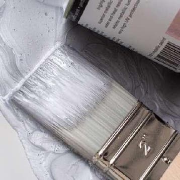 ZILVER METALLIC - 2,5 liter - Acryl (CARNAVAL - KLEUREN), Overige kleuren, Nieuw, Ophalen of Verzenden, Verf