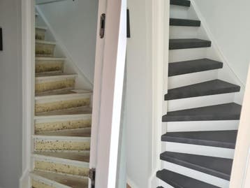 FABRIEKSLEEGVERKOOP! Licht eiken traprenovatie PVC, Ophalen of Verzenden, Nieuw, Crème, PVC-traprenovatie