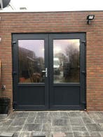 Kunststof tuindeuren direct leverbaar!, Ophalen of Verzenden, Nieuw, Glas, Buitendeur