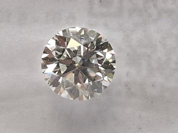 1 pcs Diamant (Natuurlijk) - 0.91 ct - Rond - H - VVS2 -, Nieuw