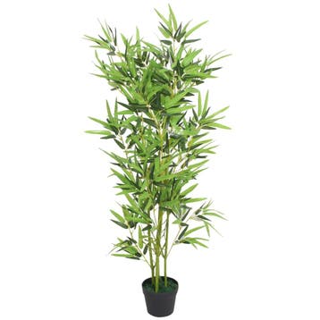 vidaXL Kunstplant met pot bamboe 120 cm groen, Verzenden, Nieuw