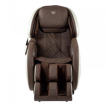 Taurus Wellness Massagestoel XL wit & bruin, Verzenden, Nieuw