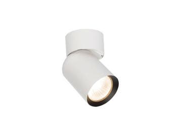 Veiling - 12x GU10 Opbouwspot Armatuur cilinder zand wit en, Nieuw