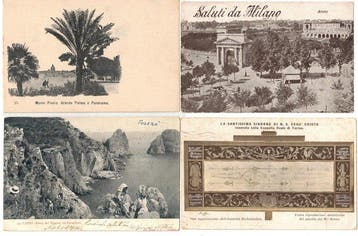 Italië - Diversen, Europa, Fantasie - Ansichtkaart (600) -, Gelopen