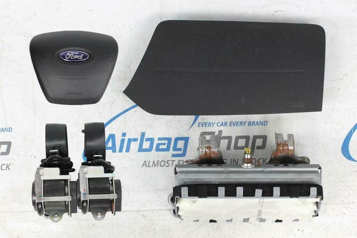 Airbag set – Paneel zwart Ford Transit (2015-heden), Auto-onderdelen, Dashboard en Schakelaars, Gebruikt, Ford