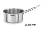 GGM Gastro | Steelpan - RVS - 7,0 liter - Ø 240mm - Hoogte:, Verzenden, Nieuw in verpakking, RVS Meubilair