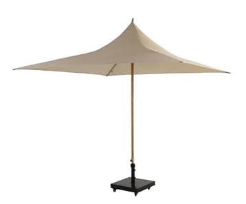 4 Seasons Outdoor Vivenda 270 x 270 cm. zand met woodlook, Nieuw