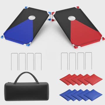 Draagbare Cornhole Toss Set - Outdoor Spel met 8 Bean Bags &, Verzenden, Nieuw