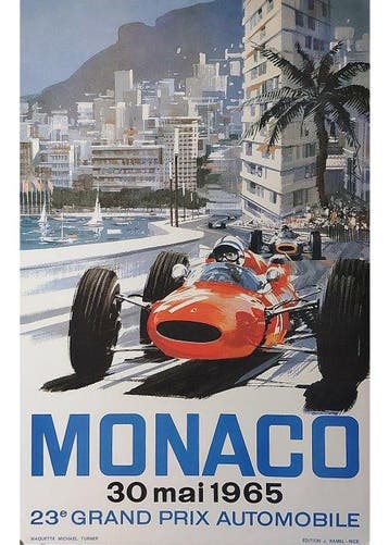 michel Turner - Gran Premio di Monaco, Formula 1 (1965 -