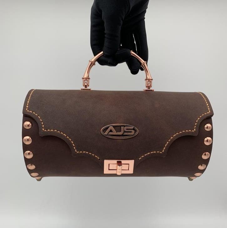 Handtas brown round handbag, Auto-onderdelen, Overige Auto-onderdelen, Nieuw, Ophalen of Verzenden
