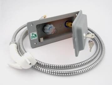 Reich Buitendouche Aansluiting incl. Slot Licht Grijs, Caravans en Kamperen, Nieuw
