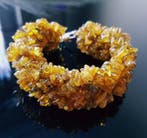 Amber Natuurlijke groene Baltische barnsteenarmband- 38 g