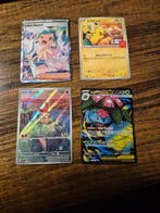 Pokémon - 4 Card - Pikachu, Lisia Foil, Full art, Promo, Nieuw