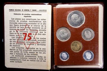 Spanje. 6 Monedas 1957, 1959 y 1966 (*75) - Pruebas