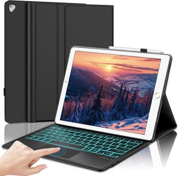 iPad Pro 12.9 Hoes met Toetsenbord | Verlicht | Laatste S..., 13 inch of meer, Nieuw, Ophalen of Verzenden, Viking Choice