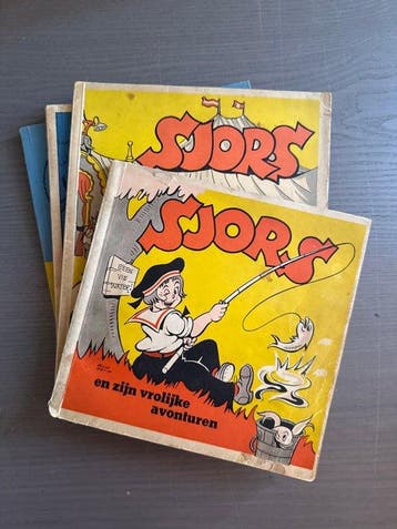 Sjors en Sjimmie - SC - 4 Album - Eerste druk - 1949/1952, Boeken, Nieuw