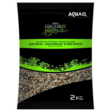 Natural Multicolored Gravel 1.4-2mm 2KG aquarium grind grijs, Ophalen of Verzenden, Nieuw, Grind, Zand of Voedingsbodem