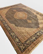 Groot Perzisch tapijt Tabriz Mahi 355x255 wollen vloerkleed, Groot Perzisch tapijt Tabriz handgeknoopt wollen vloerkleed Iran