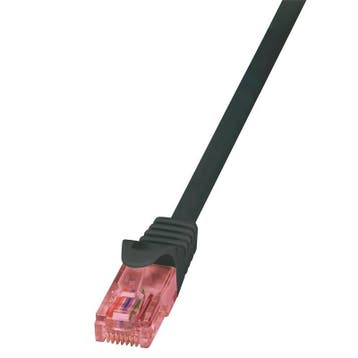 UTP Cat6 1.5m zwart LSZH - 100% koper, Computers en Software, Ophalen of Verzenden, Nieuw