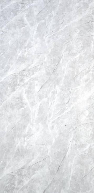 PVC wandpaneel 280x122 Scratched Light Grey Marble - sample, Nieuw