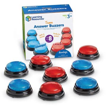 Antwoord buzzers Teams! (set van 2x 4 stuks), Ophalen of Verzenden, Nieuw